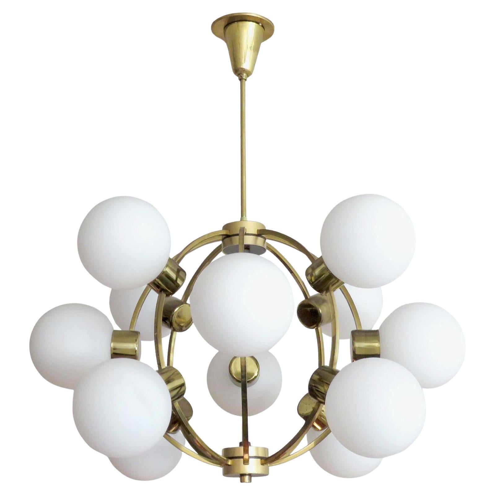 German XL-Atomic Chandelier, 1970 For Sale