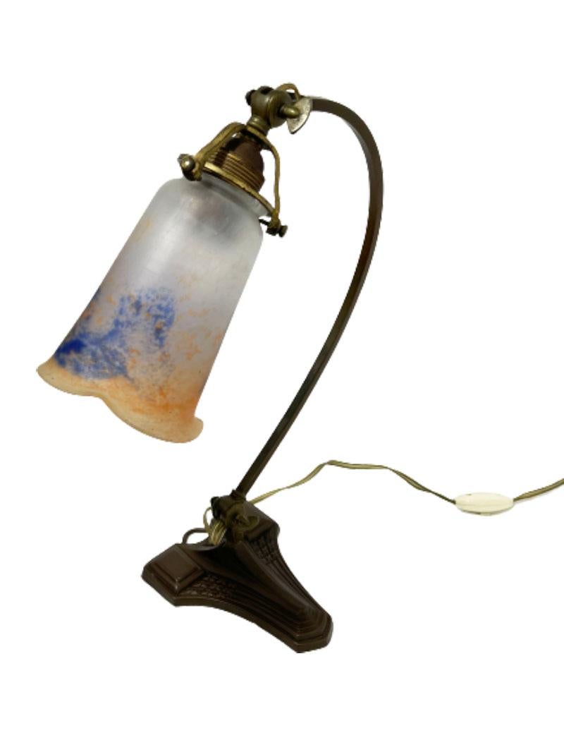 Deutsche deutsche Zenith-Art-déco-Schreibtisch- oder Tischlampe, 1920 im Angebot 7