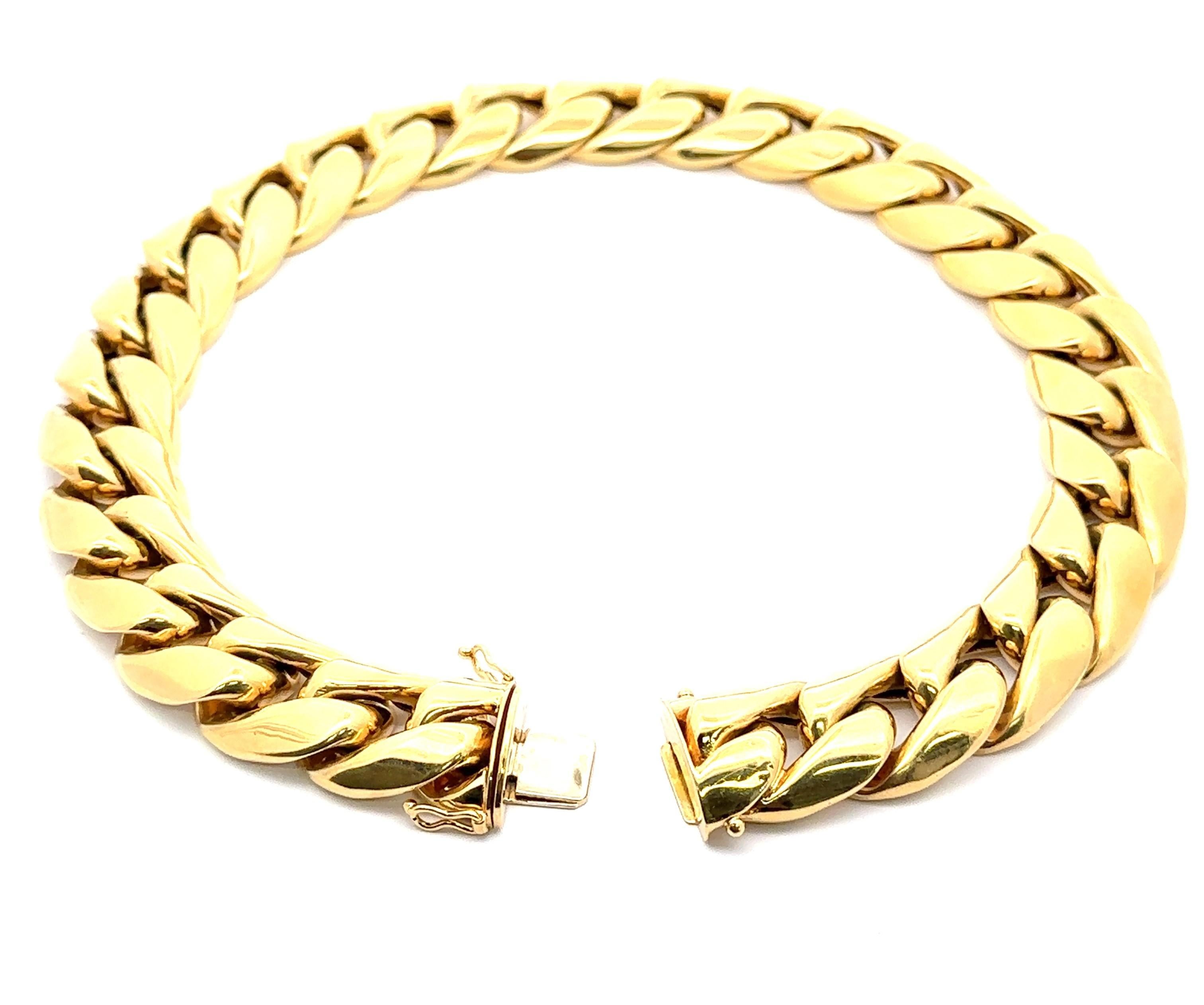 Collana in oro giallo tedesco 18k da 17