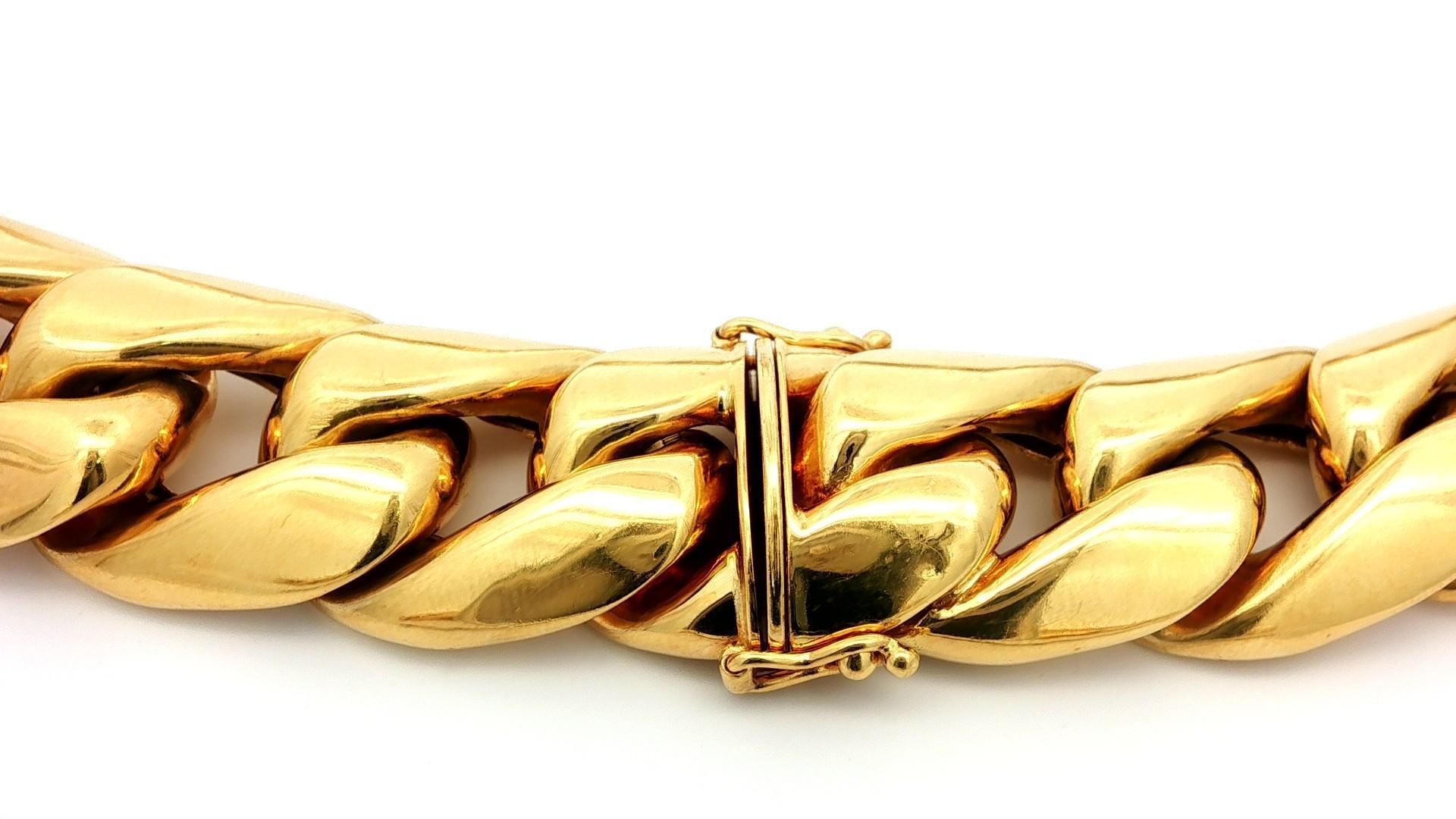 Collana in oro giallo tedesco 18k da 17