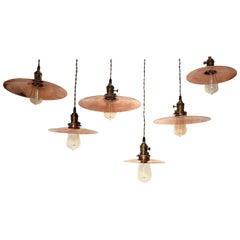 Germany, 1920s Copper Swinging Lamps