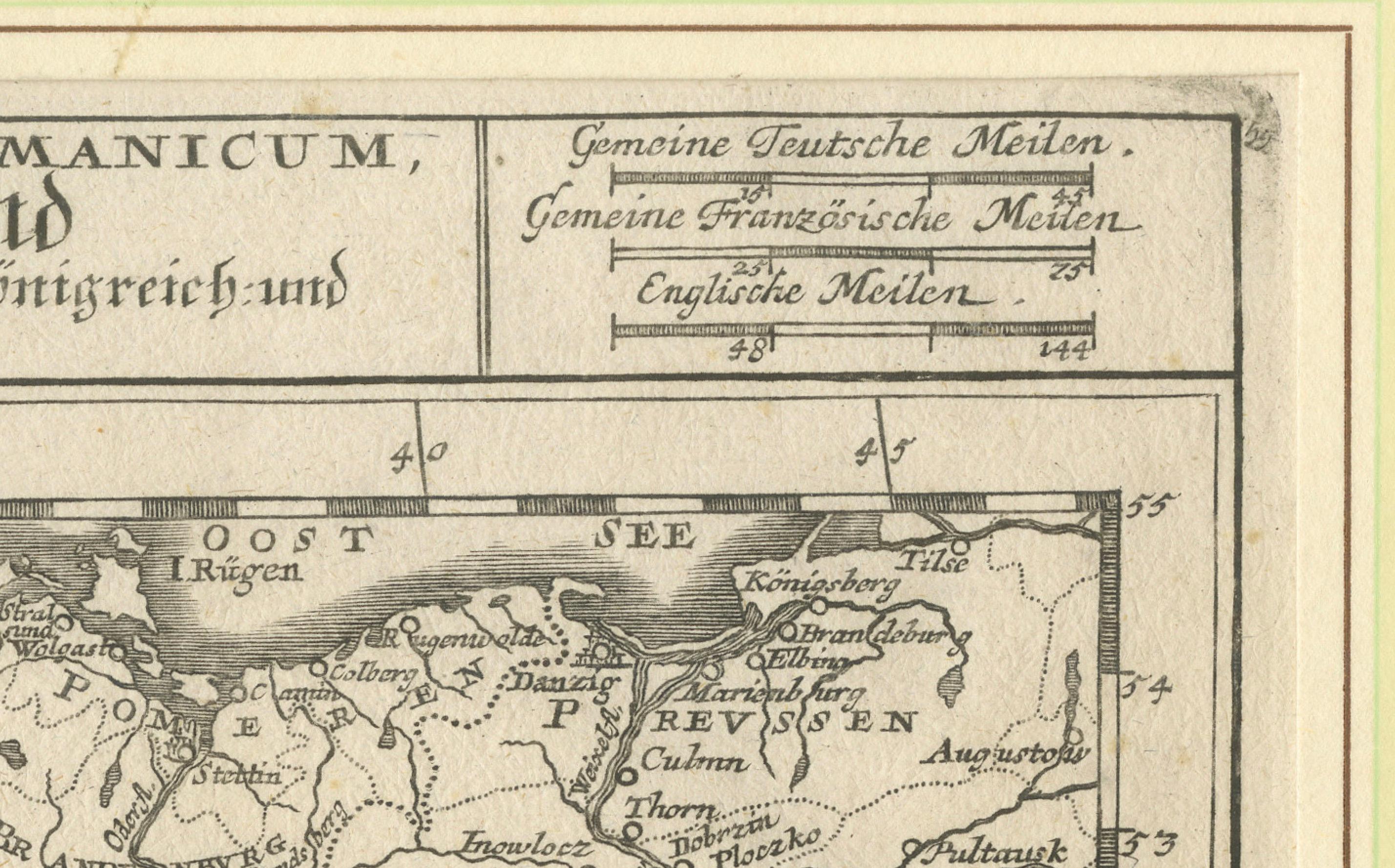 Alemania y las fronteras del Imperio: el Mapa de Bodenehr del Mundo Sacro Romano Germánico, 1710 principios del siglo XVIII en venta