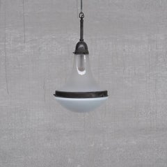 Germany Antique Two Tone Glass Pendant Lights