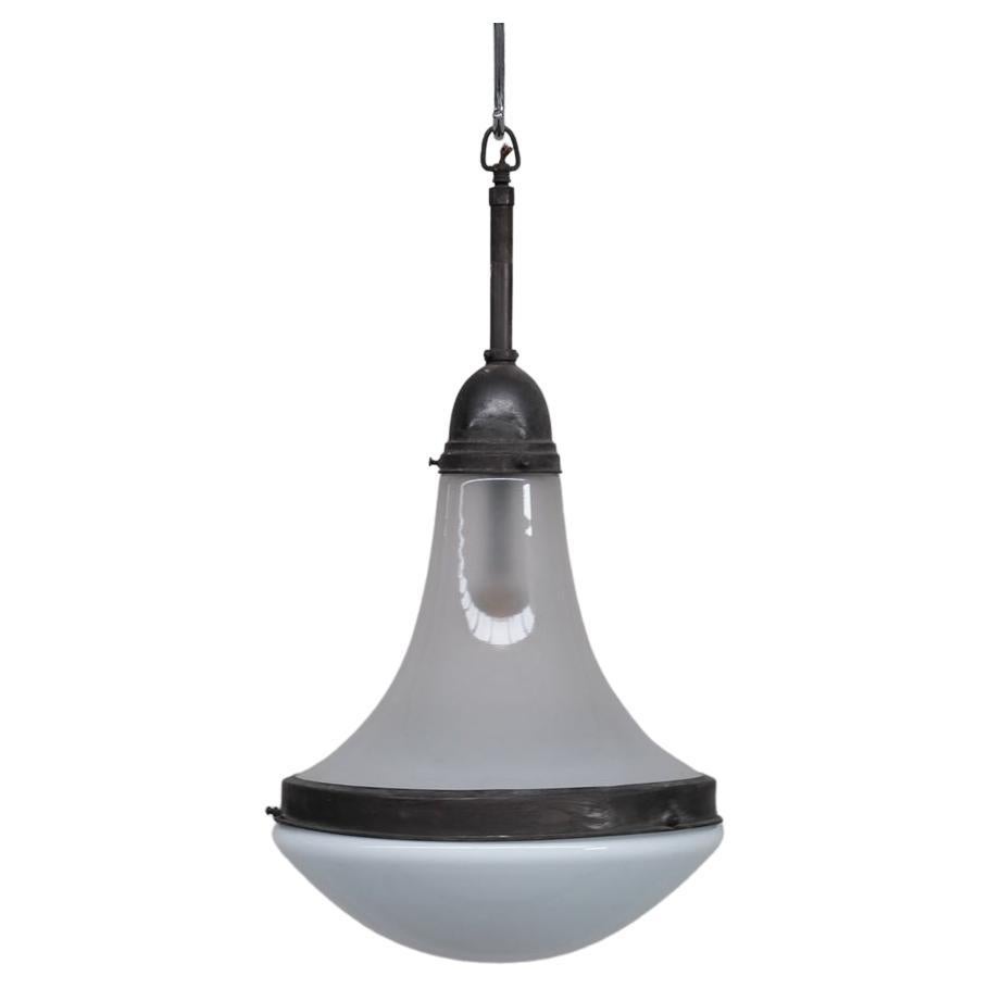 Antique Train Station Pendant Lights at 1stDibs