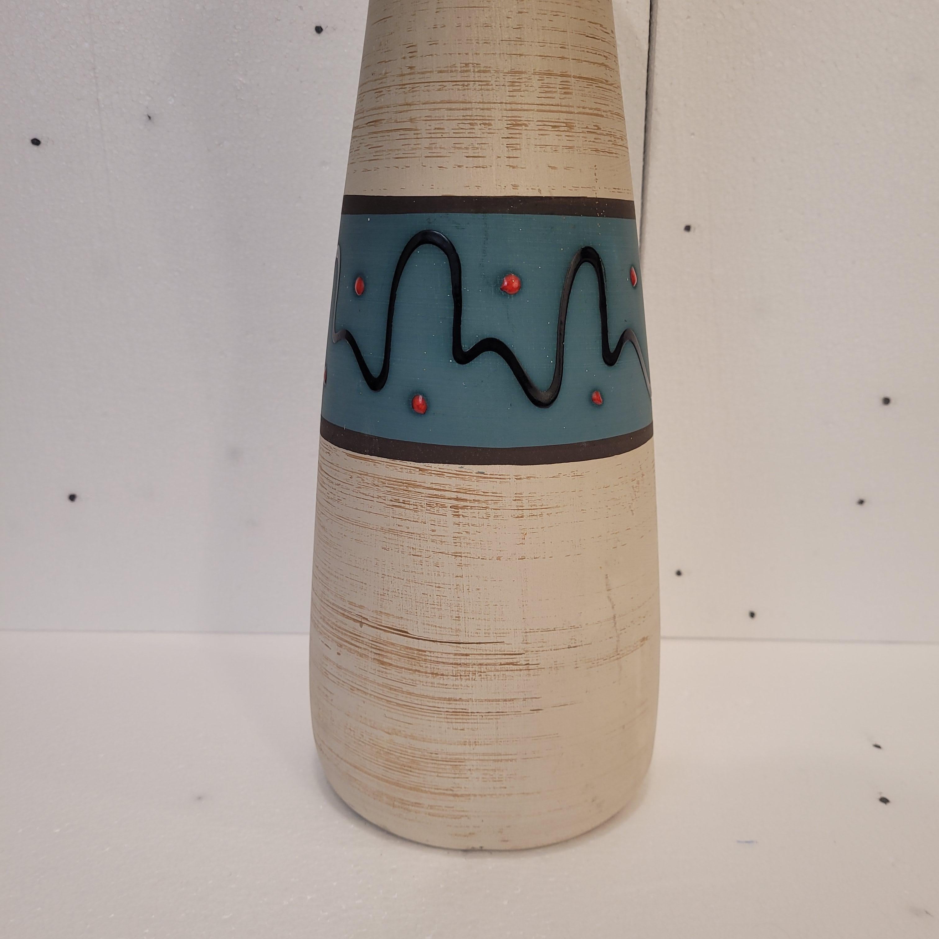 Deutschland Blaue Vase 525, Scheurich Ceramic 60's im Angebot 4