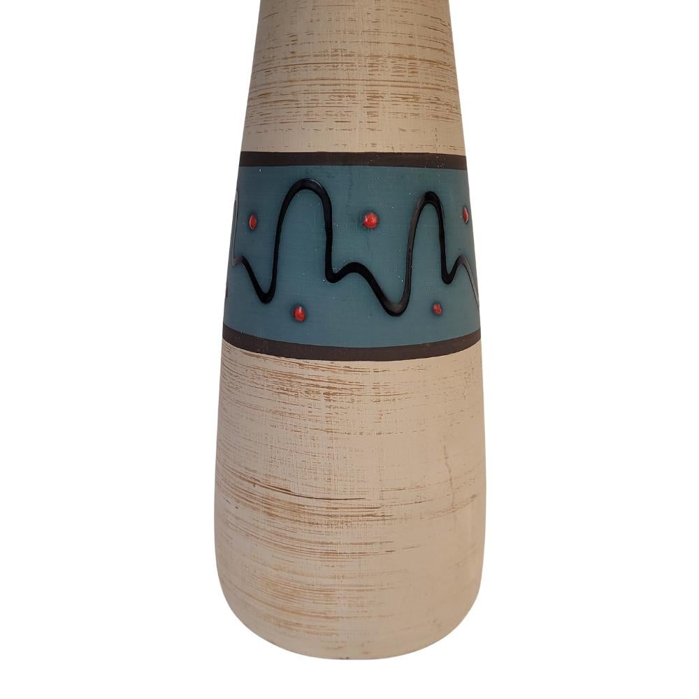 Deutschland Blaue Vase 525, Scheurich Ceramic 60's (Moderne der Mitte des Jahrhunderts) im Angebot