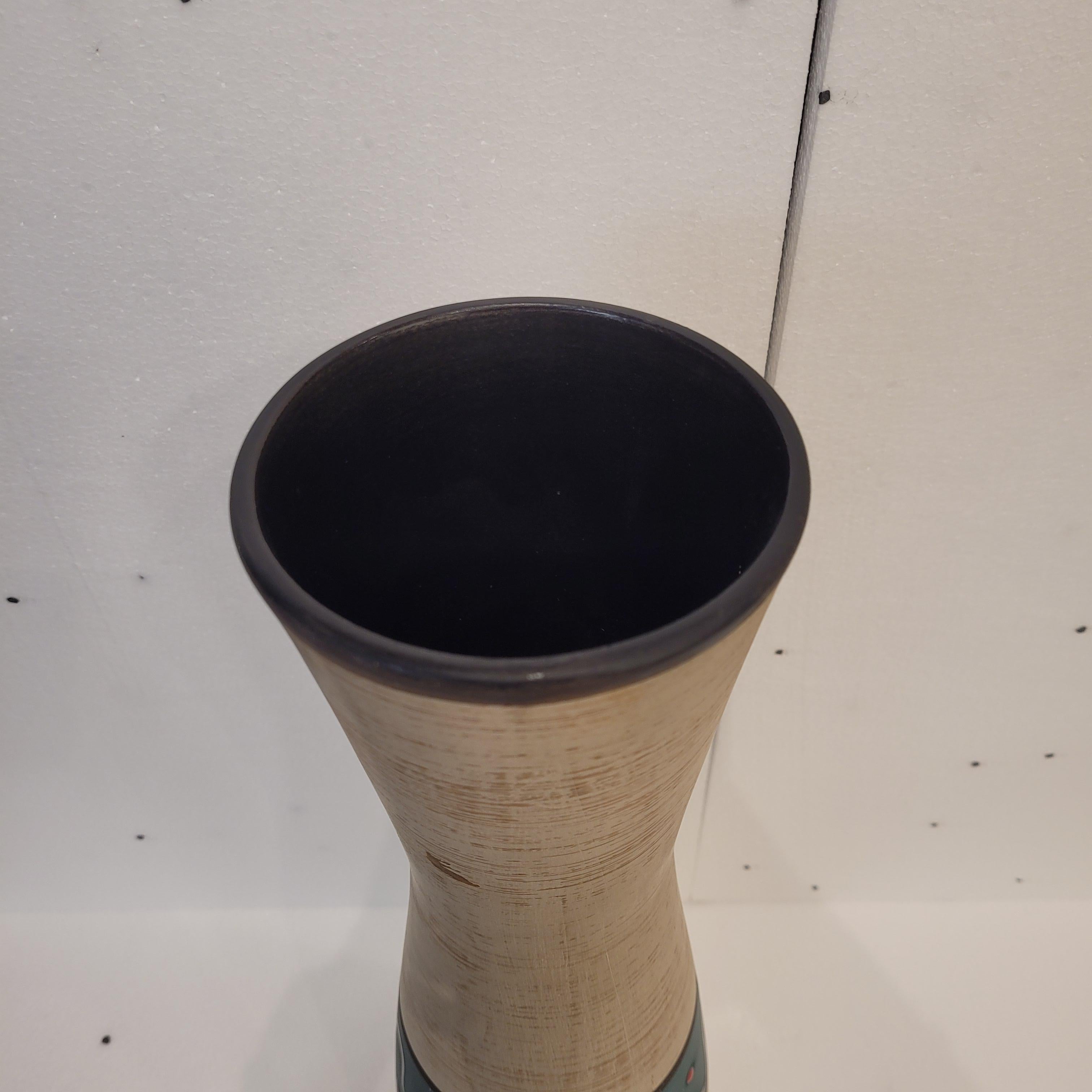 Deutschland Blaue Vase 525, Scheurich Ceramic 60's im Angebot 2
