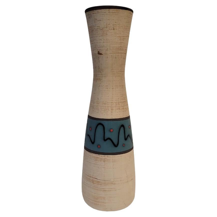 Germany Blue Vase 525, Scheurich Ceramic 60's