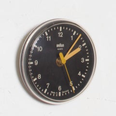 Germany BRAUN AG Domo Quartz Modern Wall Clock 1970s Vintage
