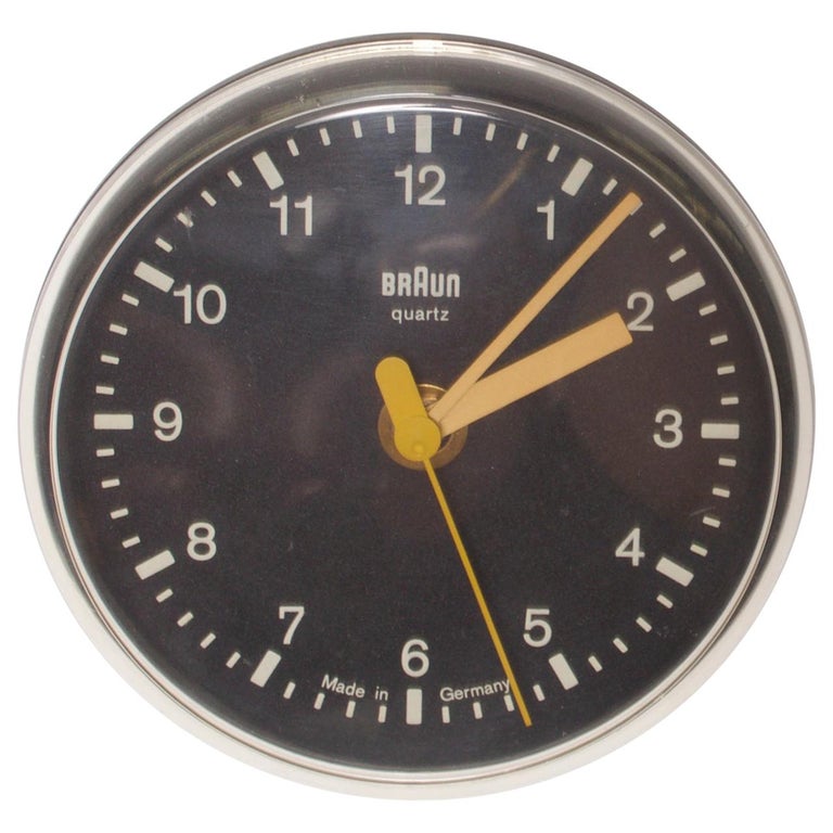 Germany BRAUN AG Domo Quartz Modern Wall Clock 1970s Vintage at 1stDibs
