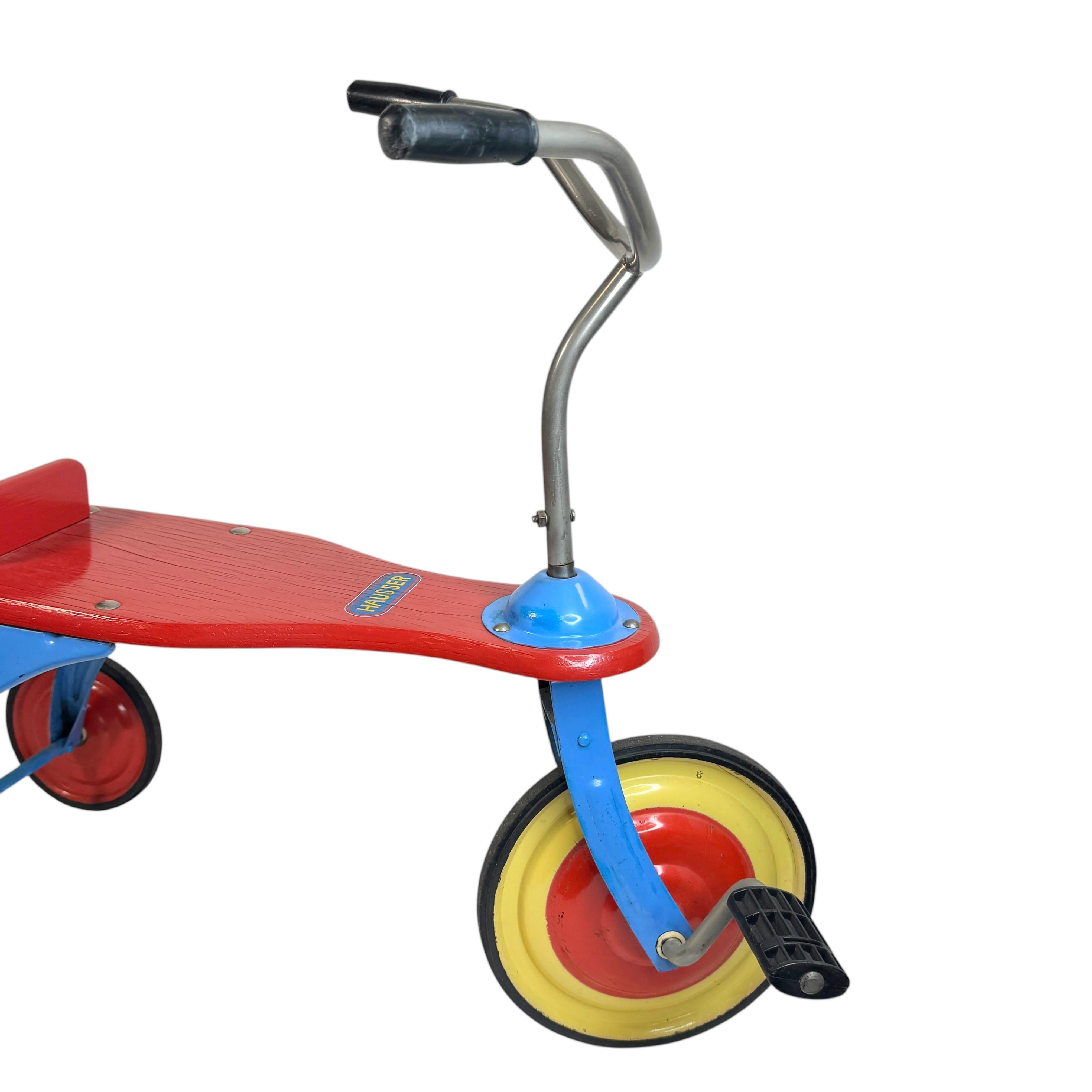 Allemagne vintage Hausser Tricycle pour enfants 1950s / 60s - Jouet ancien - The Collective en vente 3