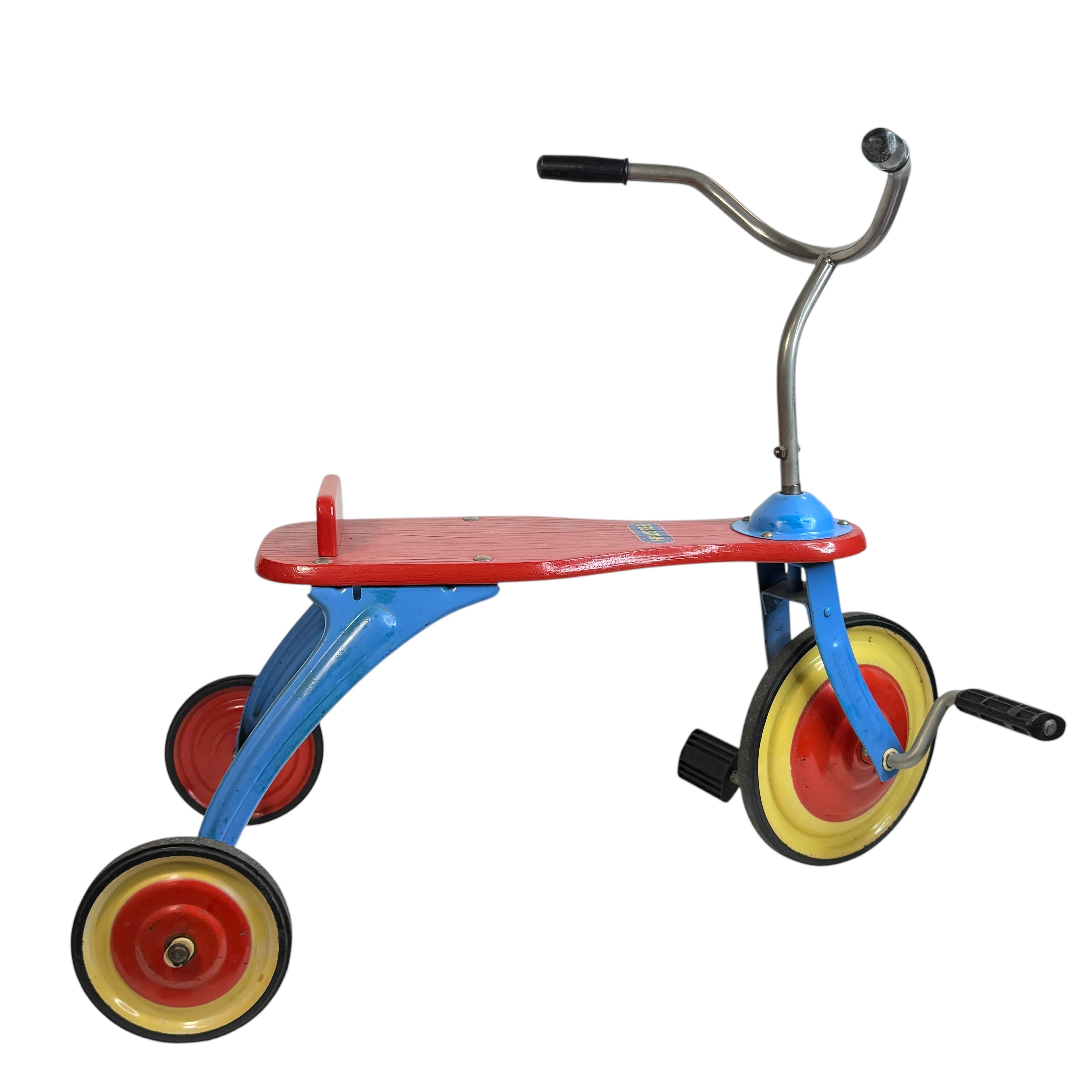 Allemagne vintage Hausser Tricycle pour enfants 1950s / 60s - Jouet ancien - The Collective Bon état - En vente à Nuernberg, DE