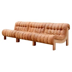 Germany Used Modular WK Lounge Cognac Leather Sofa, 1960s