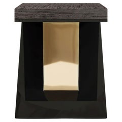Gero Polished Bronze Side Table by Palena Furniture