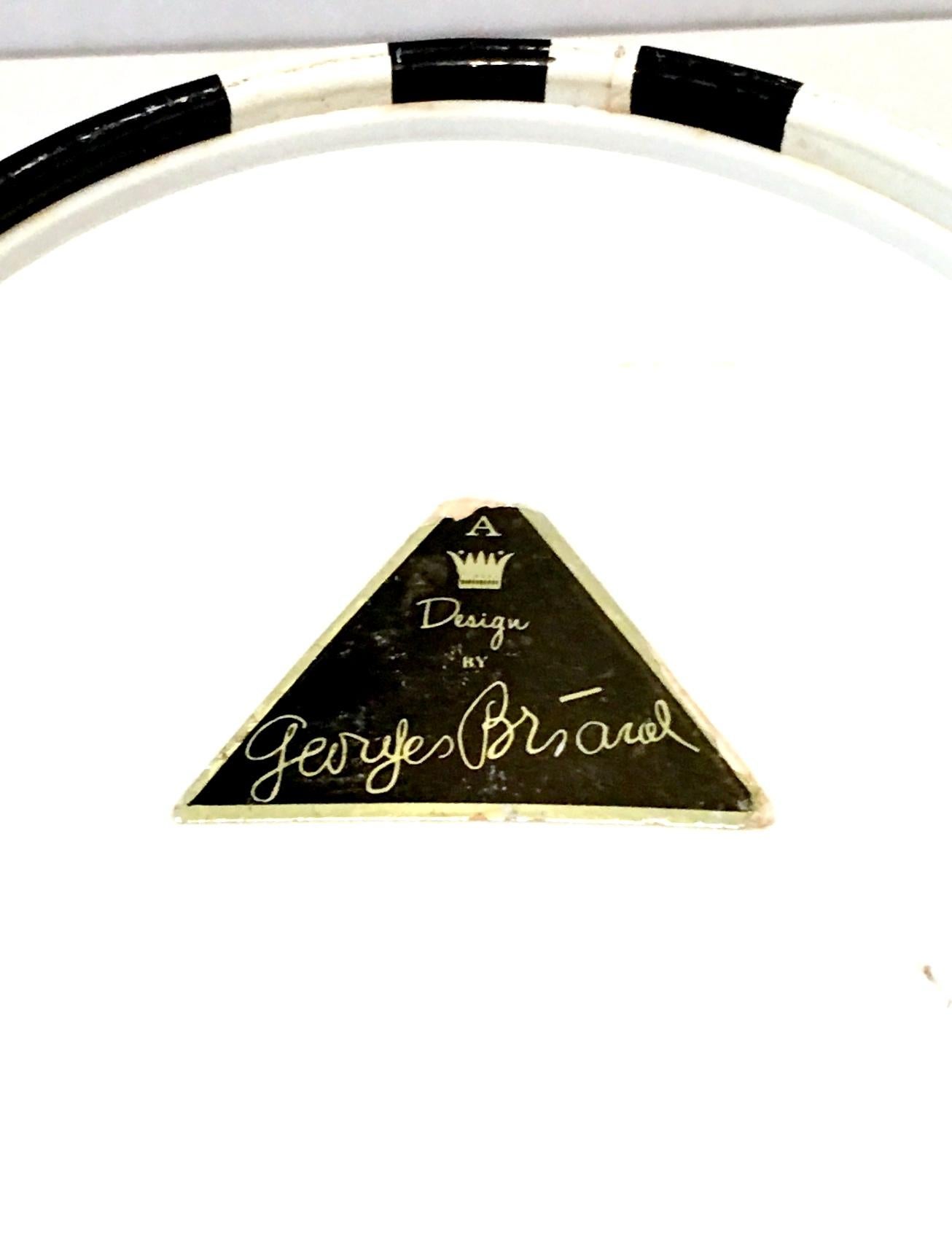 20th Century Geroges Briard Lucite & Vinyl Geometric Thermal Ice Bucket 7