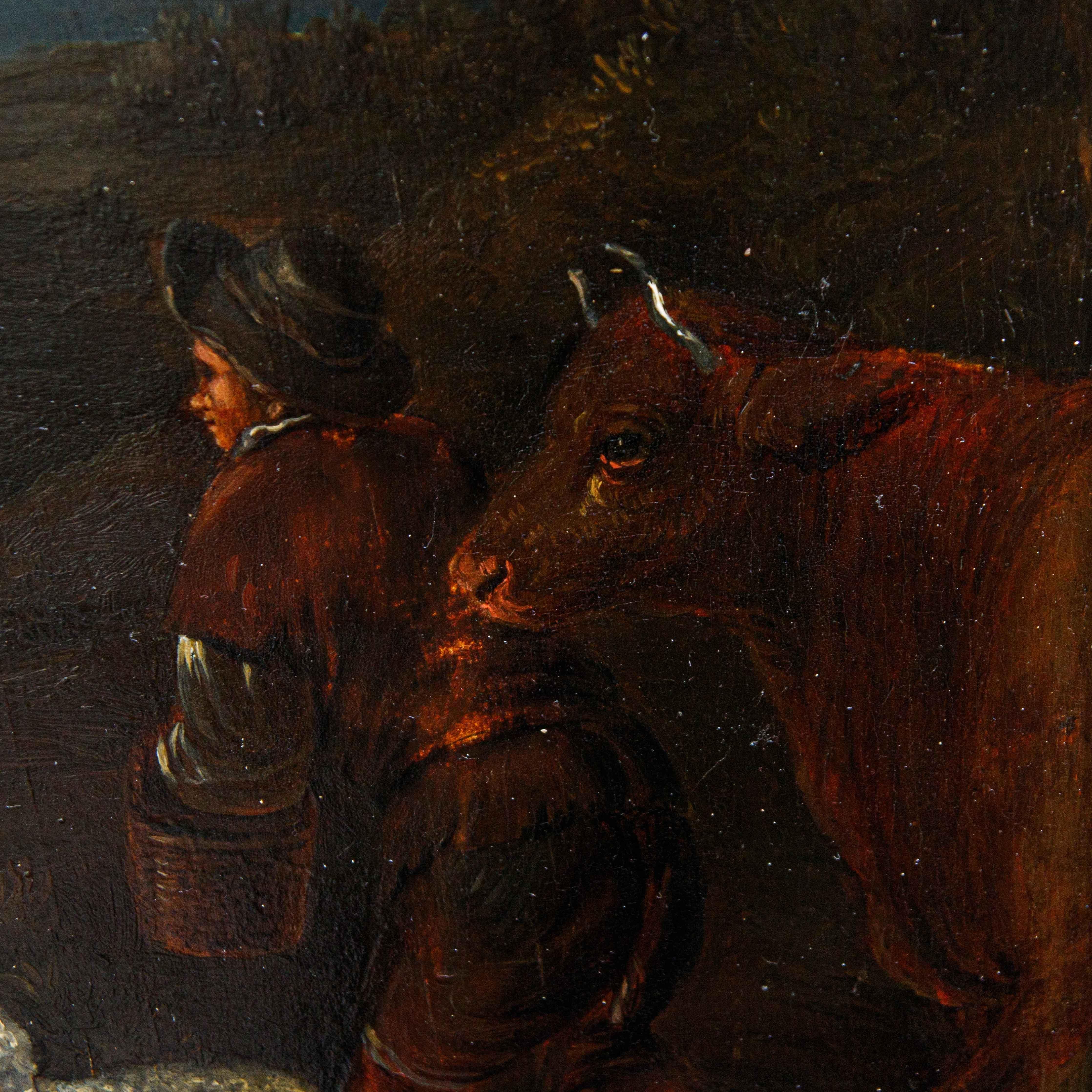 Panel depicting pastoral scene attributed to Gerolamo da Ponte ( Bassano) For Sale 3