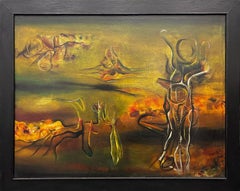 "Untitled" Gerome Kamrowski, circa 1944 American Surrealist Composition