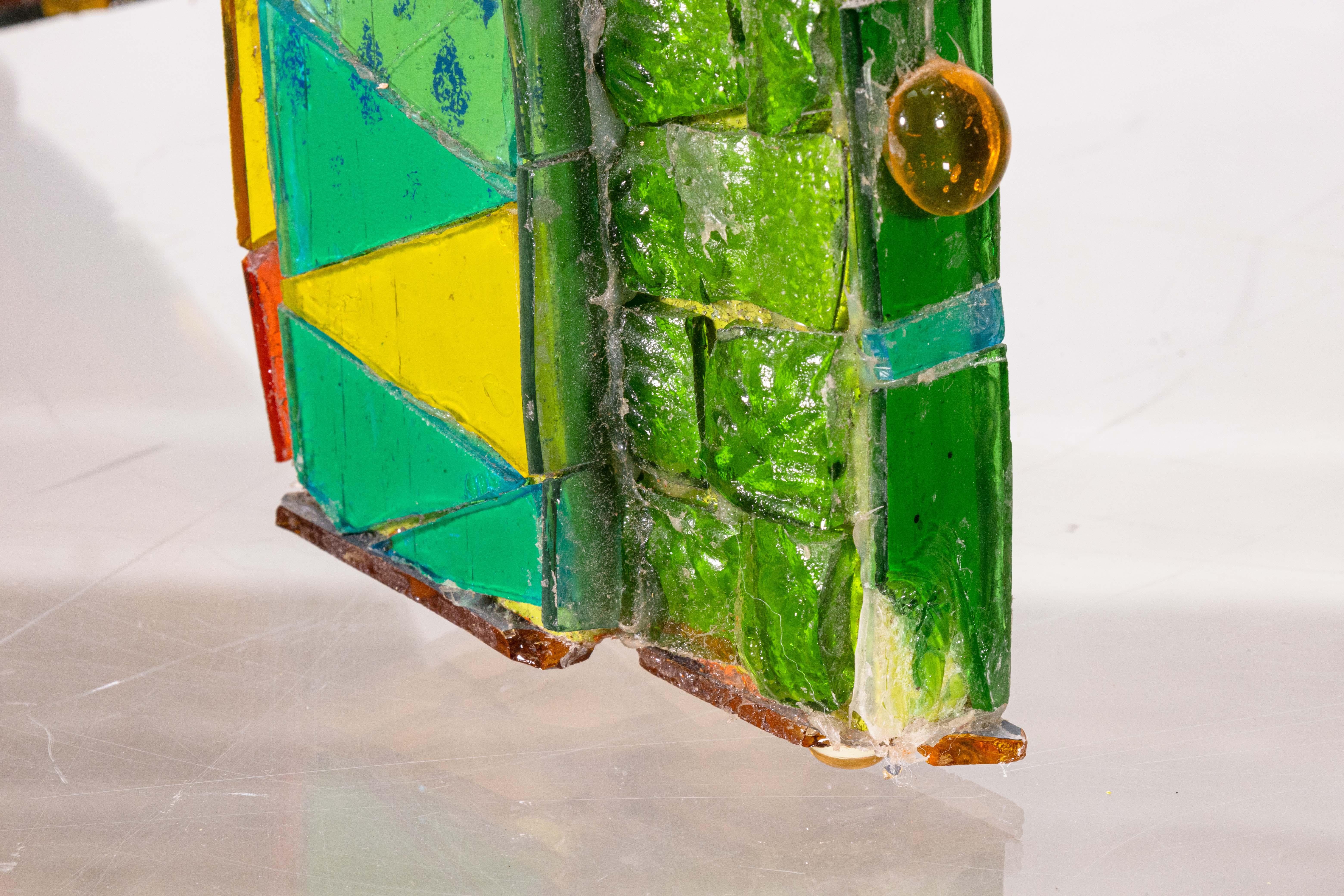 Gerome Kamrowski Untitled (Mosaic Study) Signed Contemporary Mosaic on Wood For Sale 1