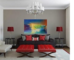 Gerrard Tunney, Marina Nightscape, Original landscape painting