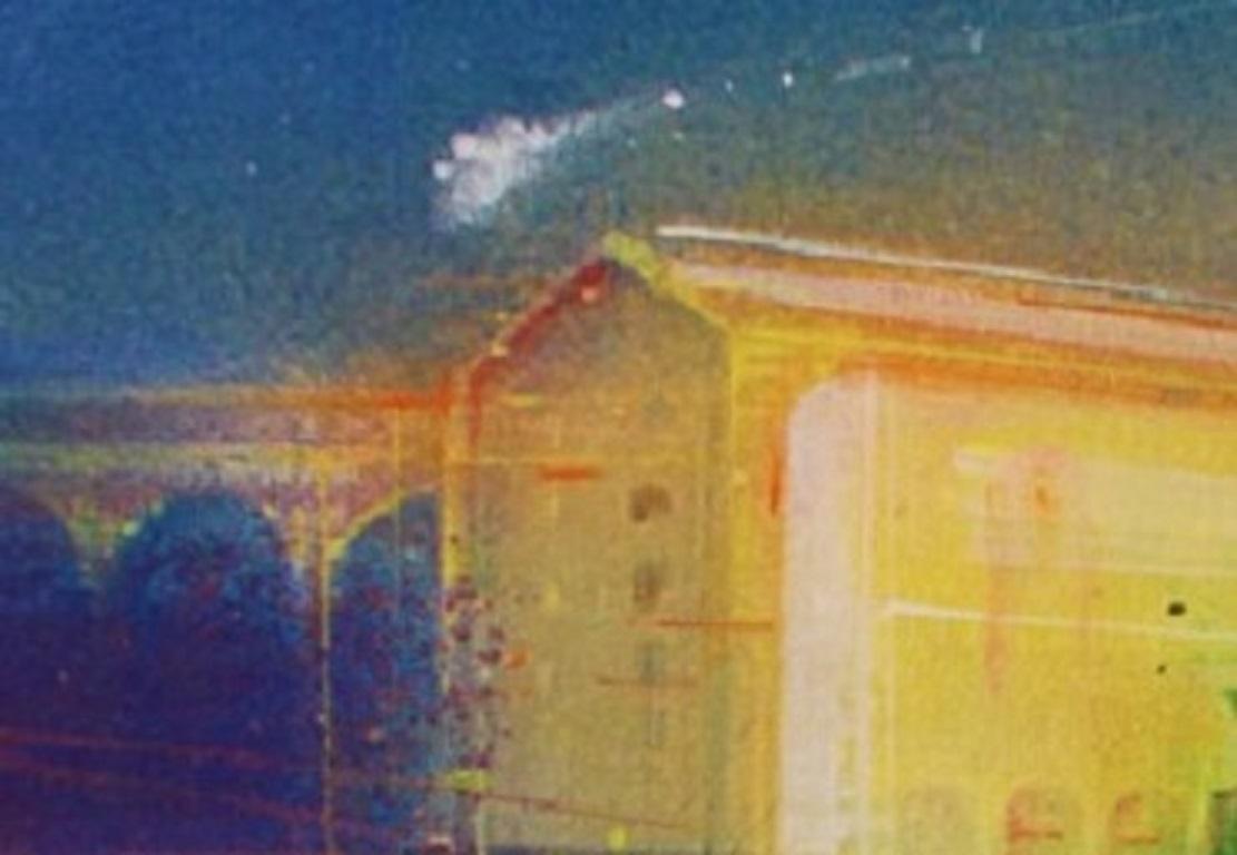 Gerrard Tunney, Marina Nightscape, Quadro paesaggistico originale in vendita 3