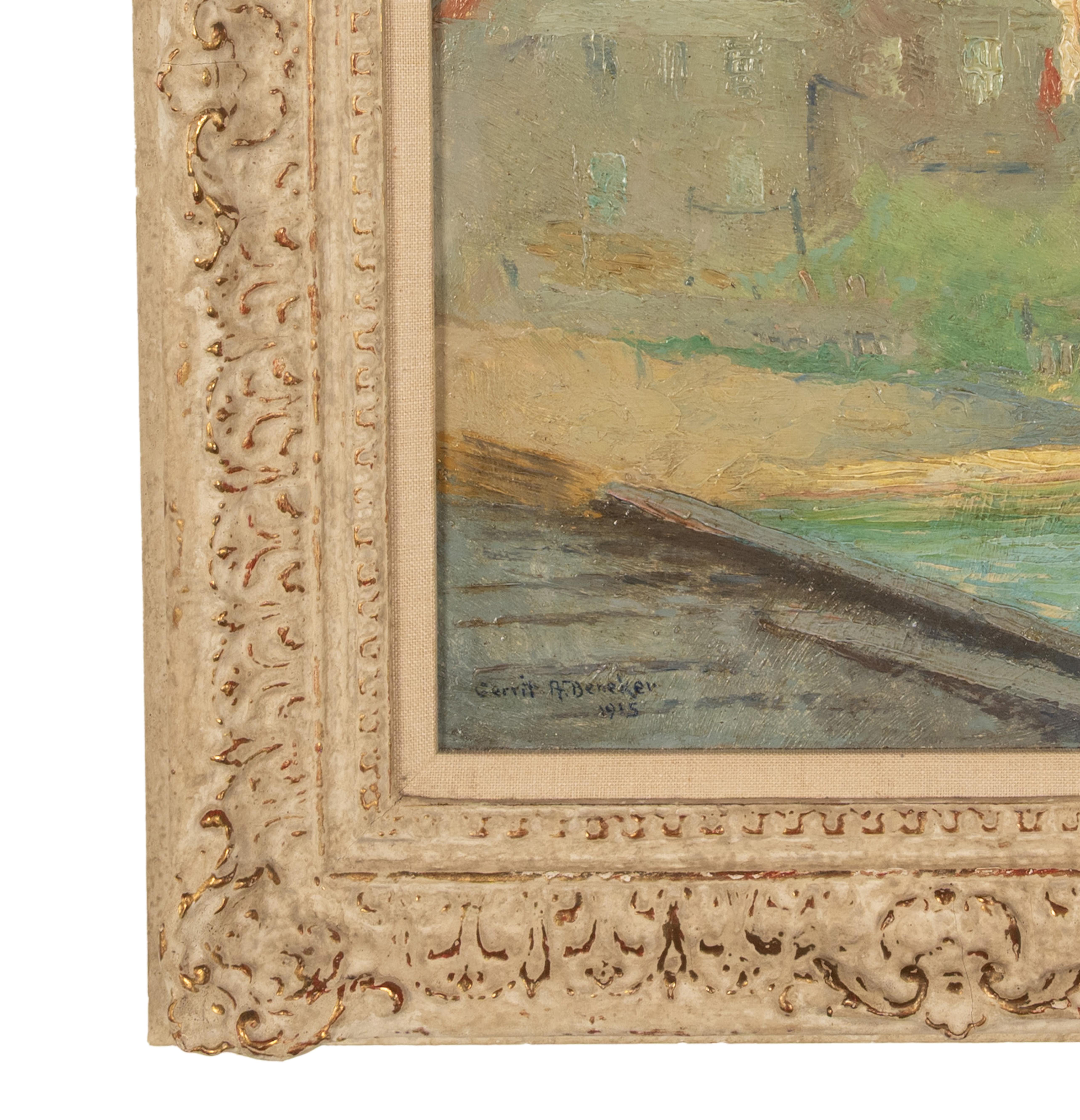 American Impressionist Oil Painting Provincetown Cape Cod Massachusetts For Sale 7