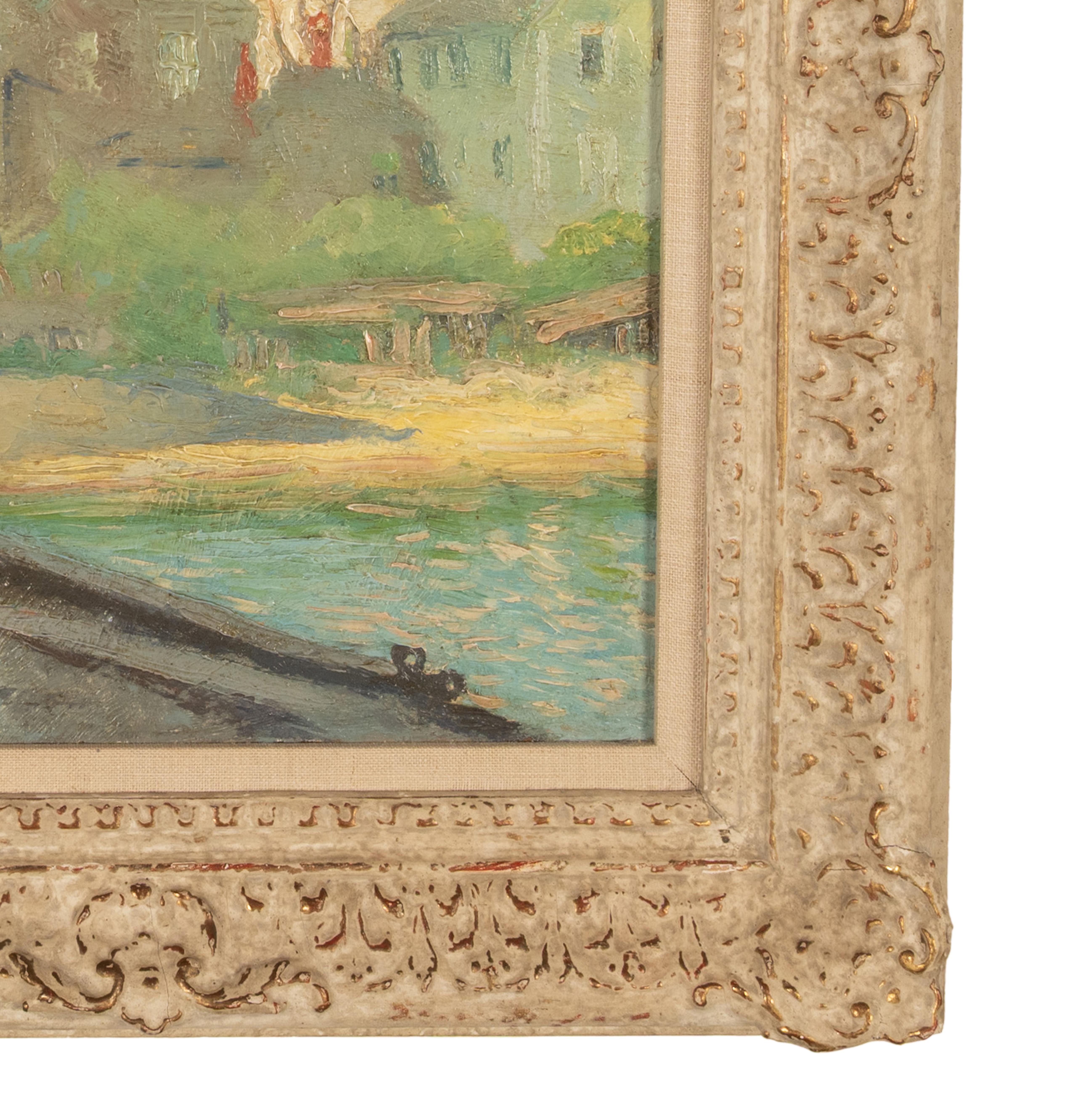 American Impressionist Oil Painting Provincetown Cape Cod Massachusetts For Sale 8