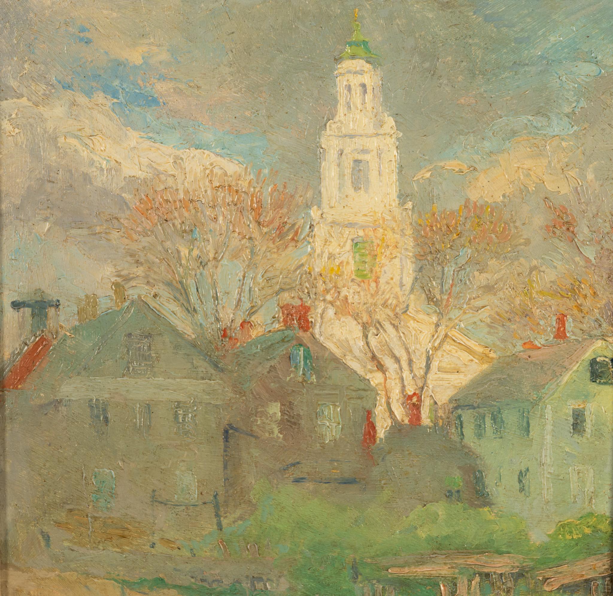 American Impressionist Oil Painting Provincetown Cape Cod Massachusetts For Sale 10