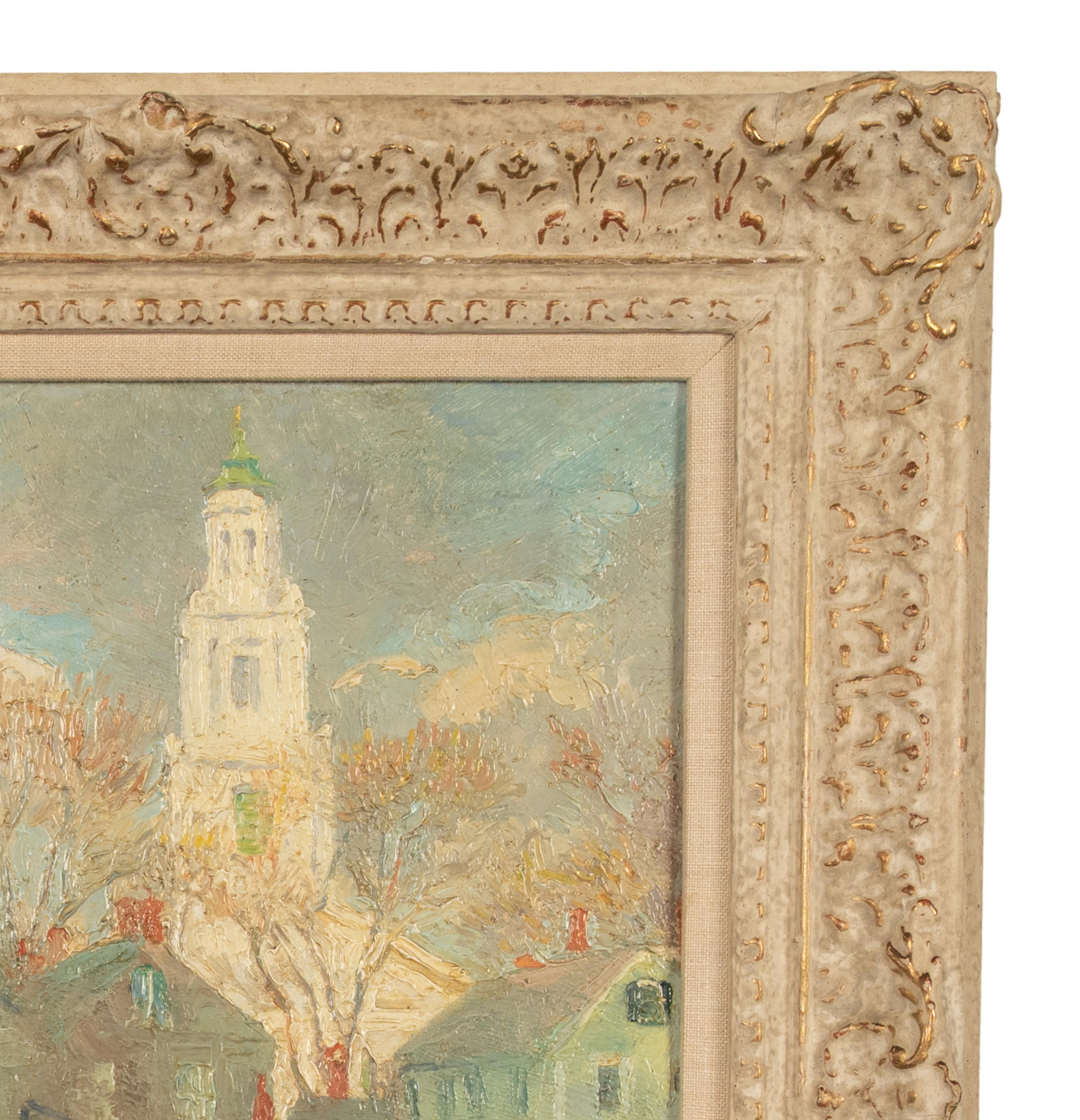 American Impressionist Oil Painting Provincetown Cape Cod Massachusetts For Sale 6