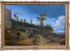 Ancien maître néerlandais du 17e siècle - Paysage d'été de Kleve en 1661