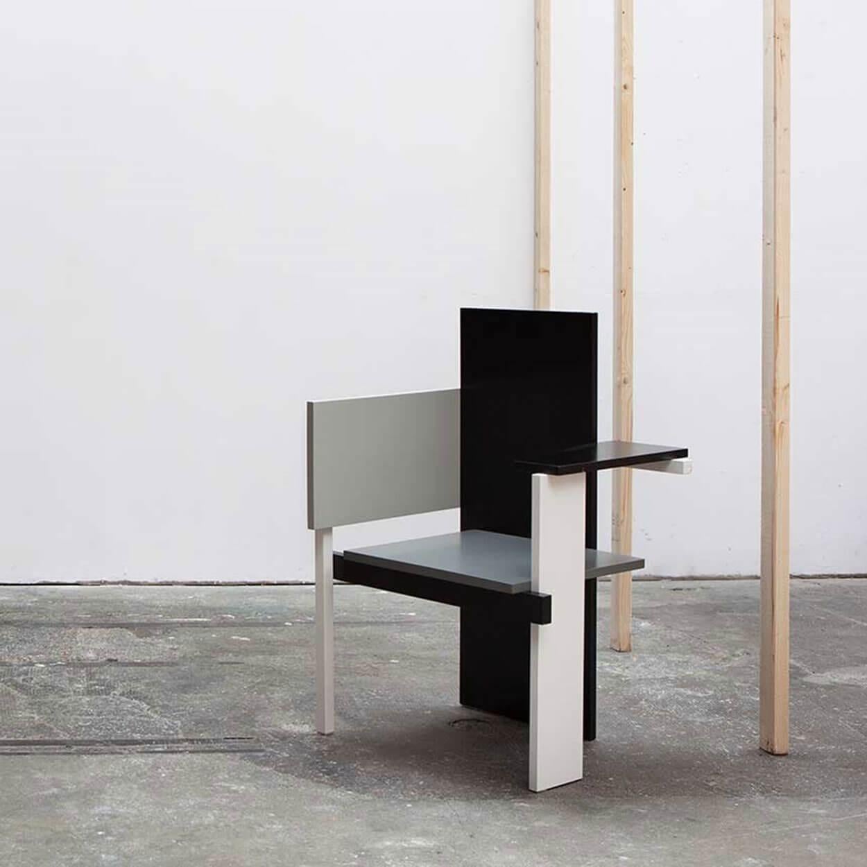 Silla Gerrit Reitveld Berlín Hecho a mano en venta