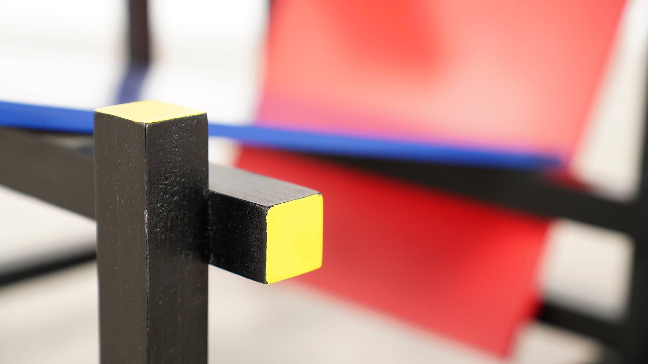 Gerrit Rietveld, Red Blue Chair, True-to-Scale Replica, 1970 3