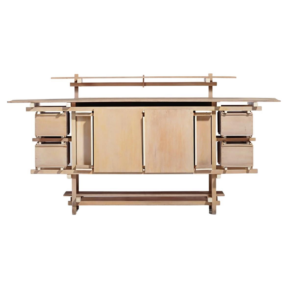 Authentisches Sideboard aus Elling-Holz von Gerrit Rietveld