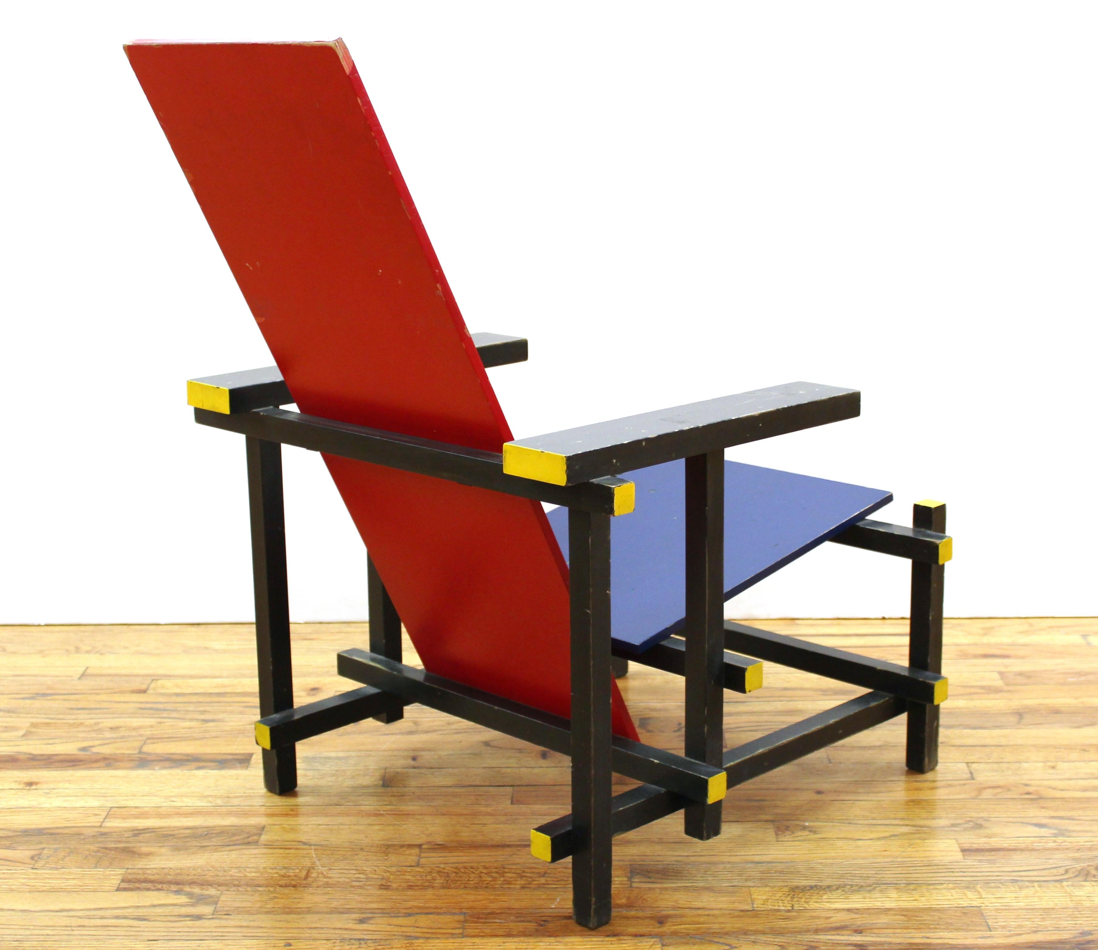 red and blue cassina
