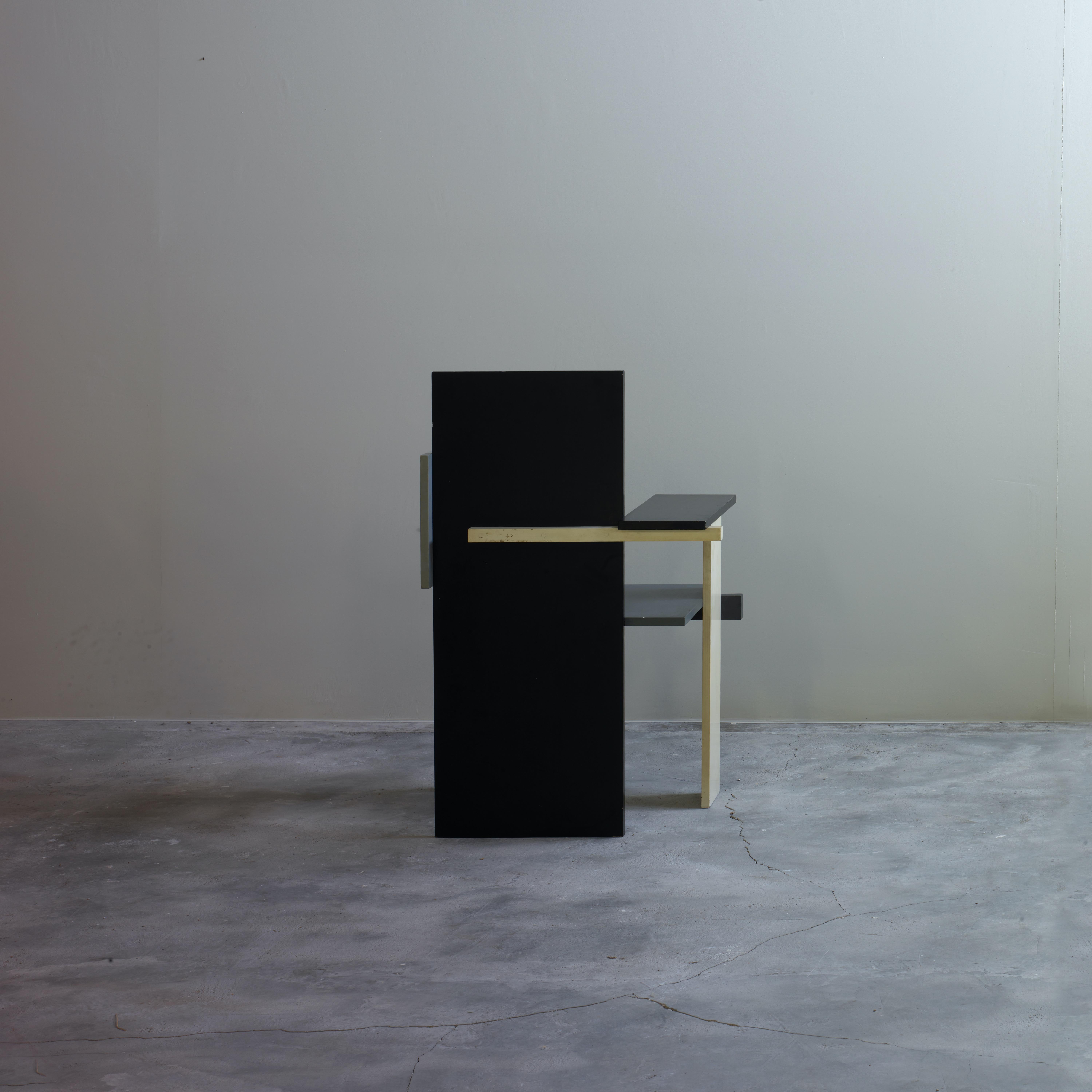 De Stijl Gerrit Rietveld, Berlin Chair / Authentic  For Sale