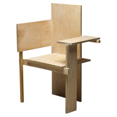 Gerrit Rietveld Berlin Chair – Exhibition-Provenance Example, Early 1990s