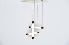 Gerrit Rietveld Buizenlamp Lampada tubolare Olanda, 1950