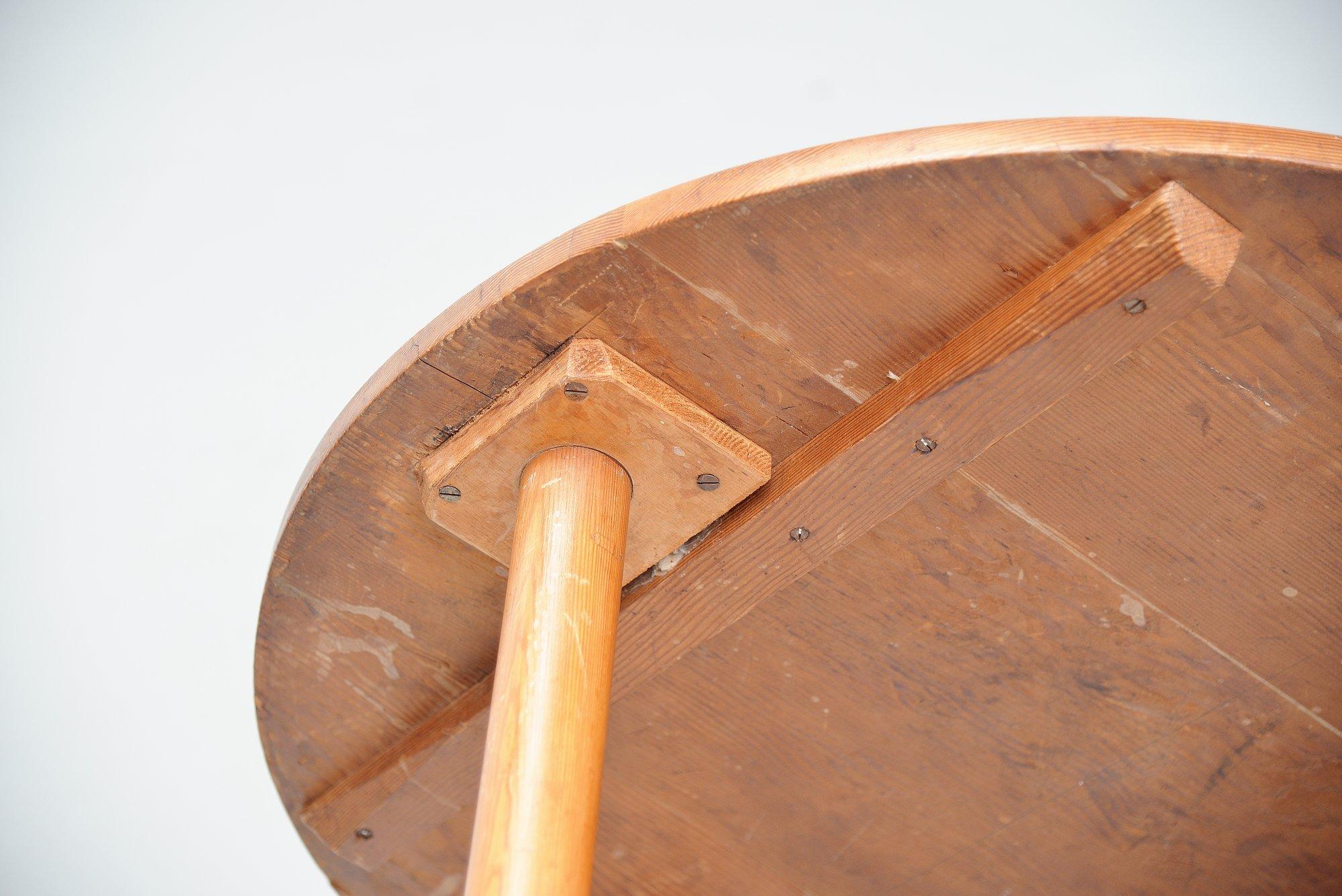 Pine Gerrit Rietveld Coffee Table, circa 1930