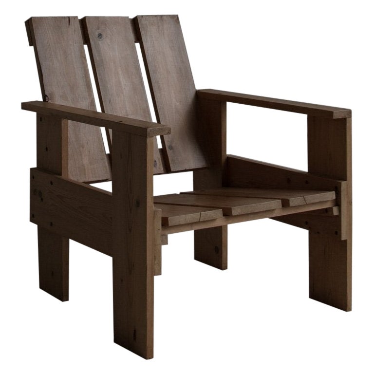 Gerrit Rietveld - Crate Chair - Pine - 60s The Netherlands