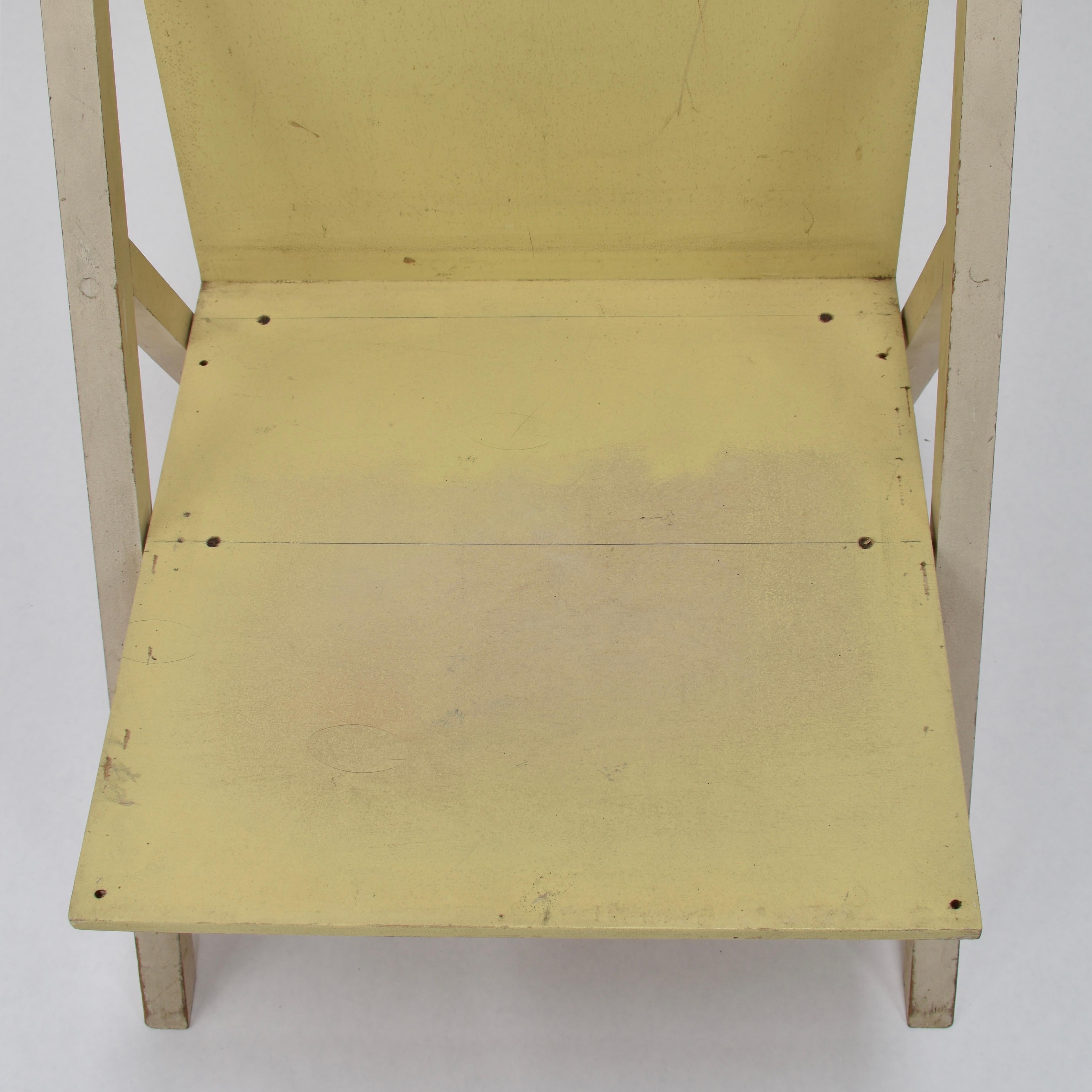 Gerrit Rietveld Jr. Prototype Salon Chair, Netherlands, 1955 For Sale 10