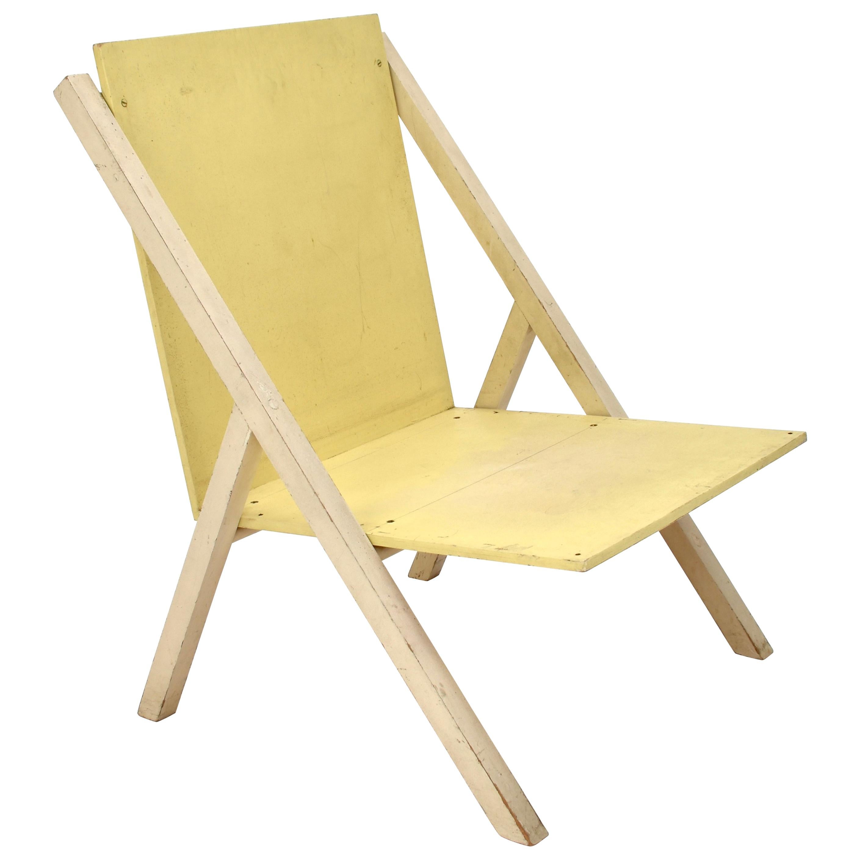 Gerrit Rietveld Jr. Prototype Salon Chair, Netherlands, 1955