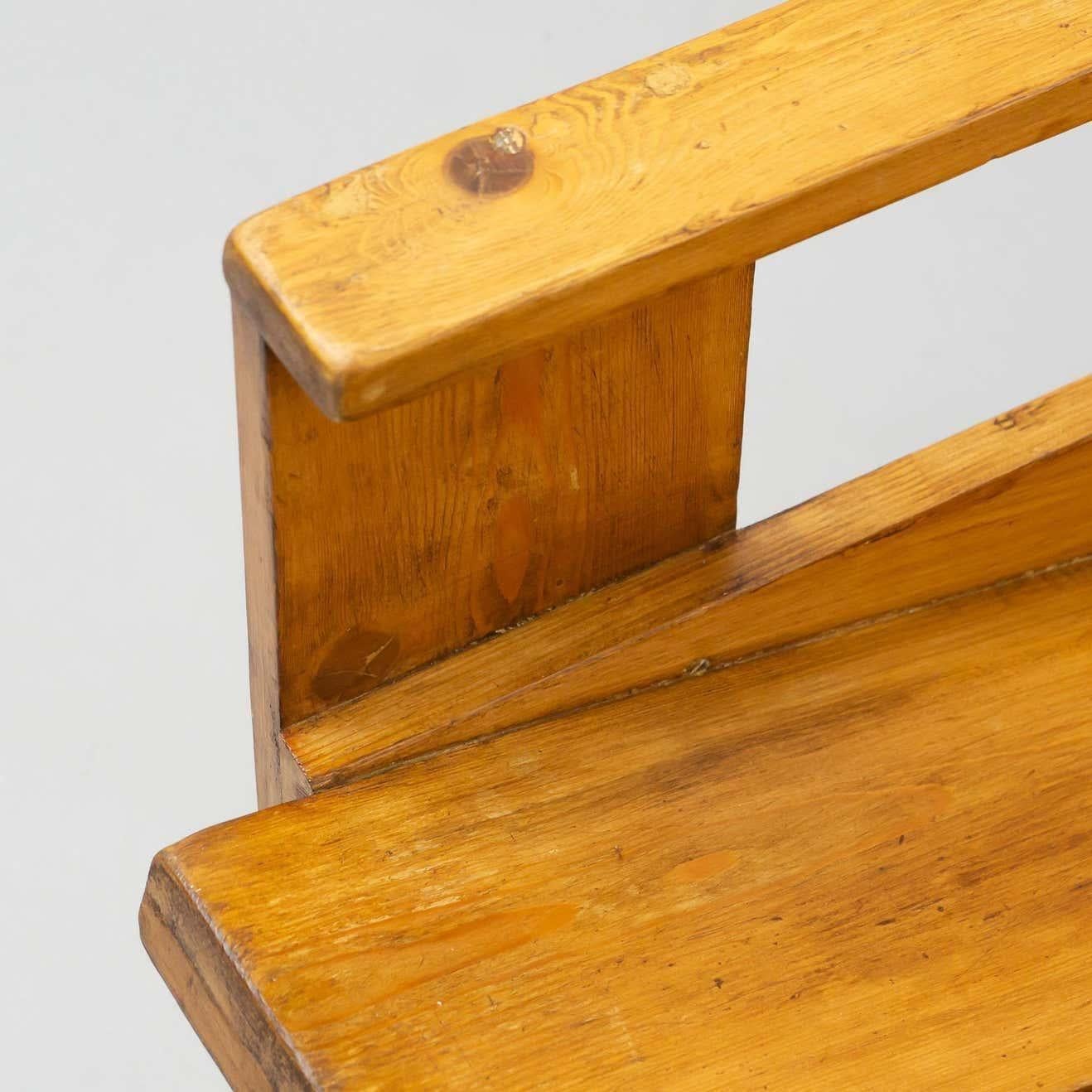 Gerrit Rietveld Mid-Century Modern Wood Crate Chair, circa 1950 For Sale 3