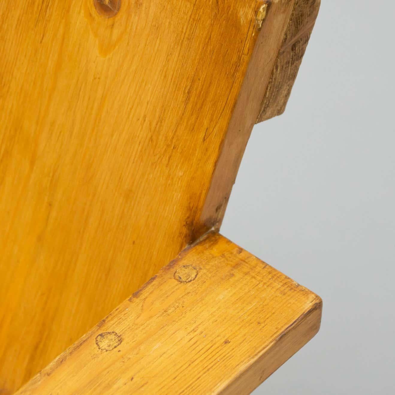 Gerrit Rietveld Mid-Century Modern Wood Crate Chair, circa 1950 8