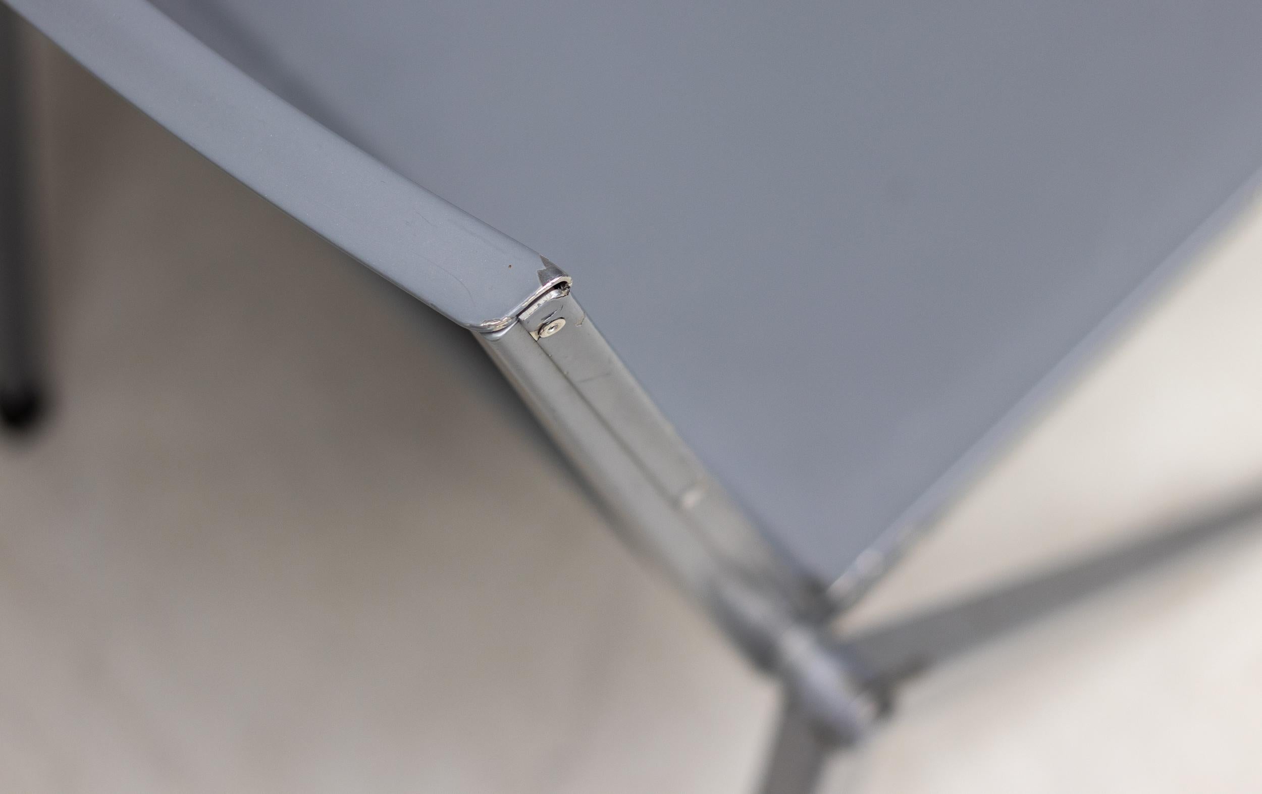 Aluminum Gerrit Rietveld Mondial Chair For Sale