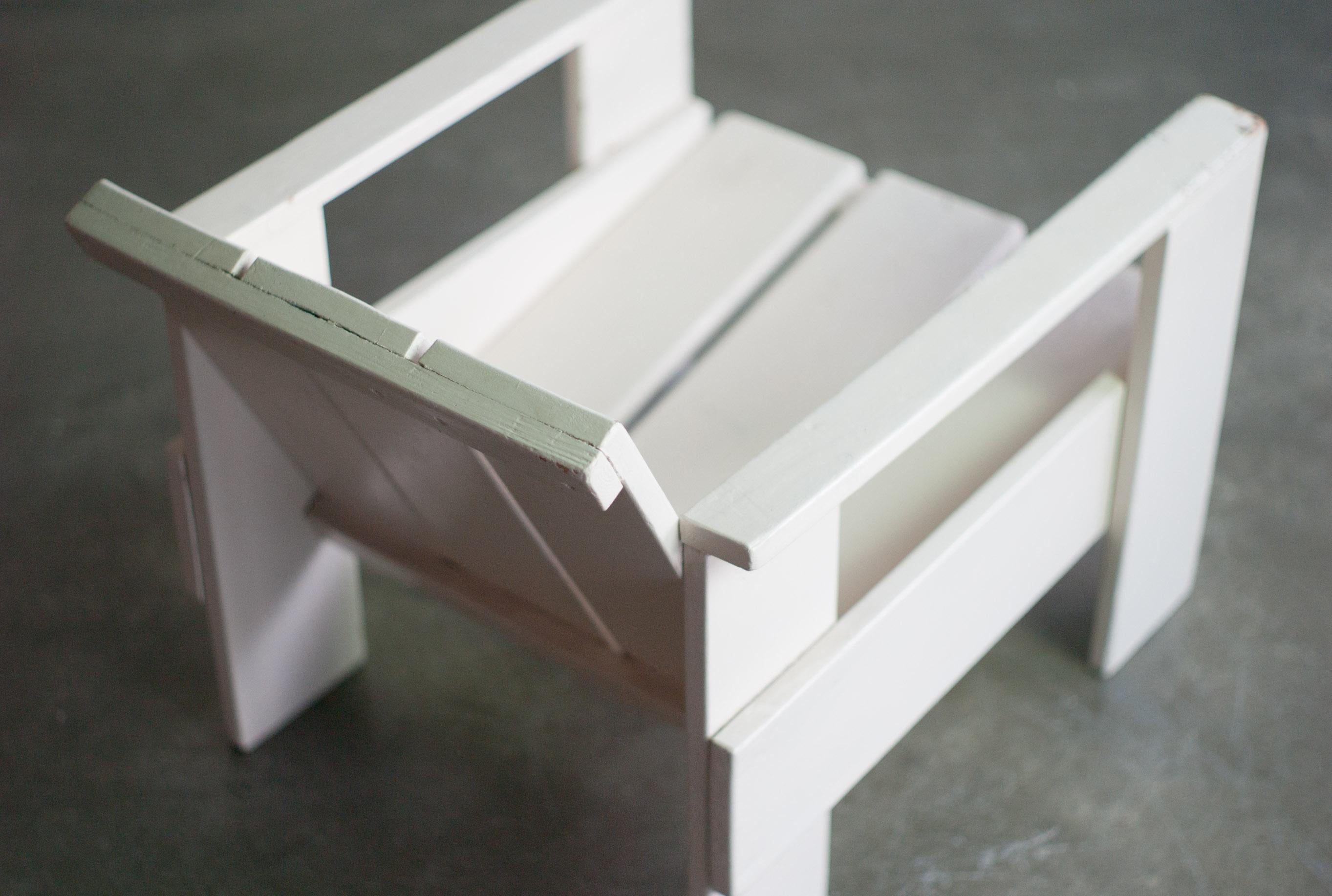 Gerrit Rietveld Prewar Crate Chair for Metz & Co., 1934 In Good Condition In Dronten, NL