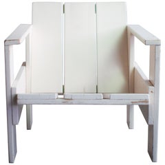Gerrit Rietveld Silla de cajón de preguerra para Metz & Co., 1934