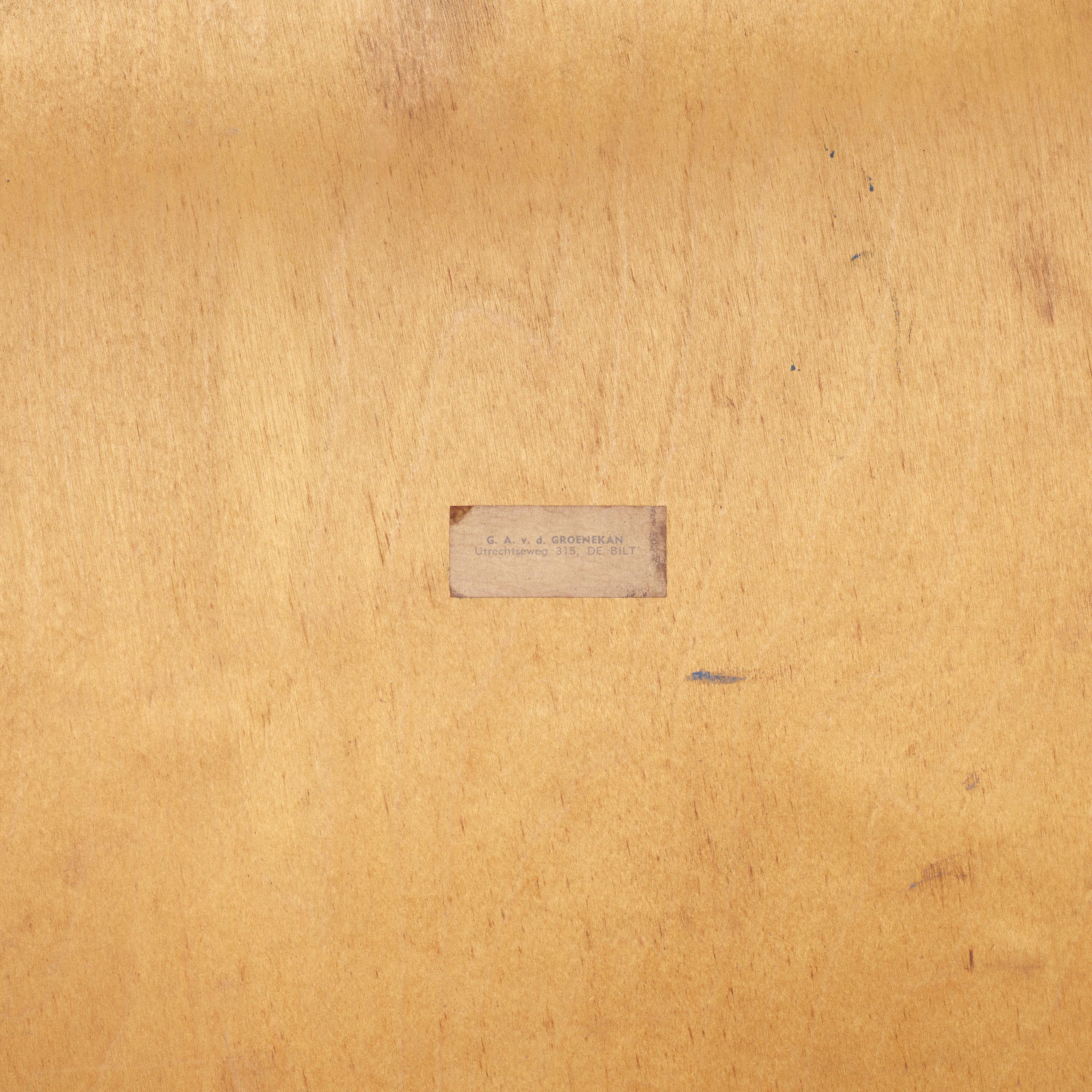 Gerrit Rietveld, chaise rouge et bleue / Authentique chaise Bon état - En vente à Zürich, CH