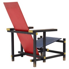 Gerrit Rietveld, Red and Blue Chair / Authentic Chair