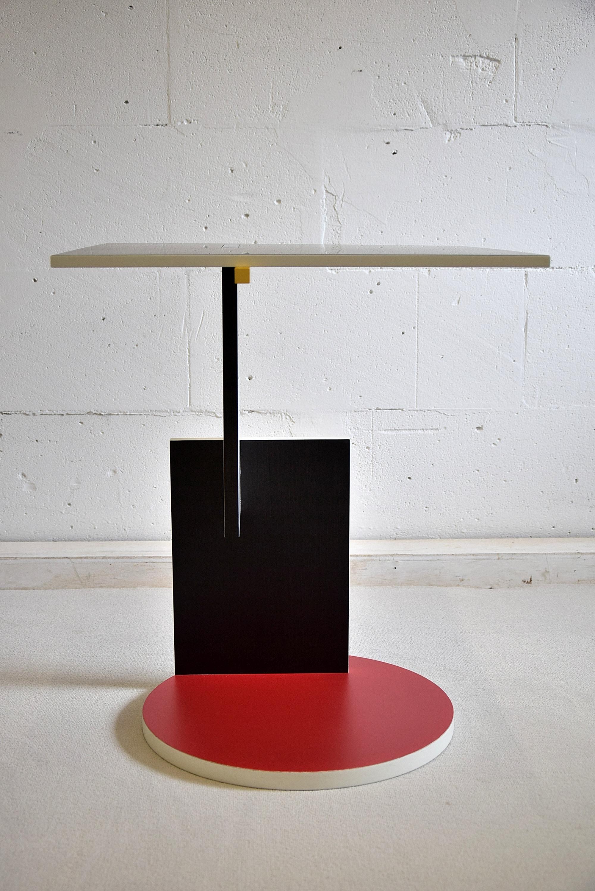 Dutch Gerrit Rietveld Schroeder 1 Side Table by Cassina