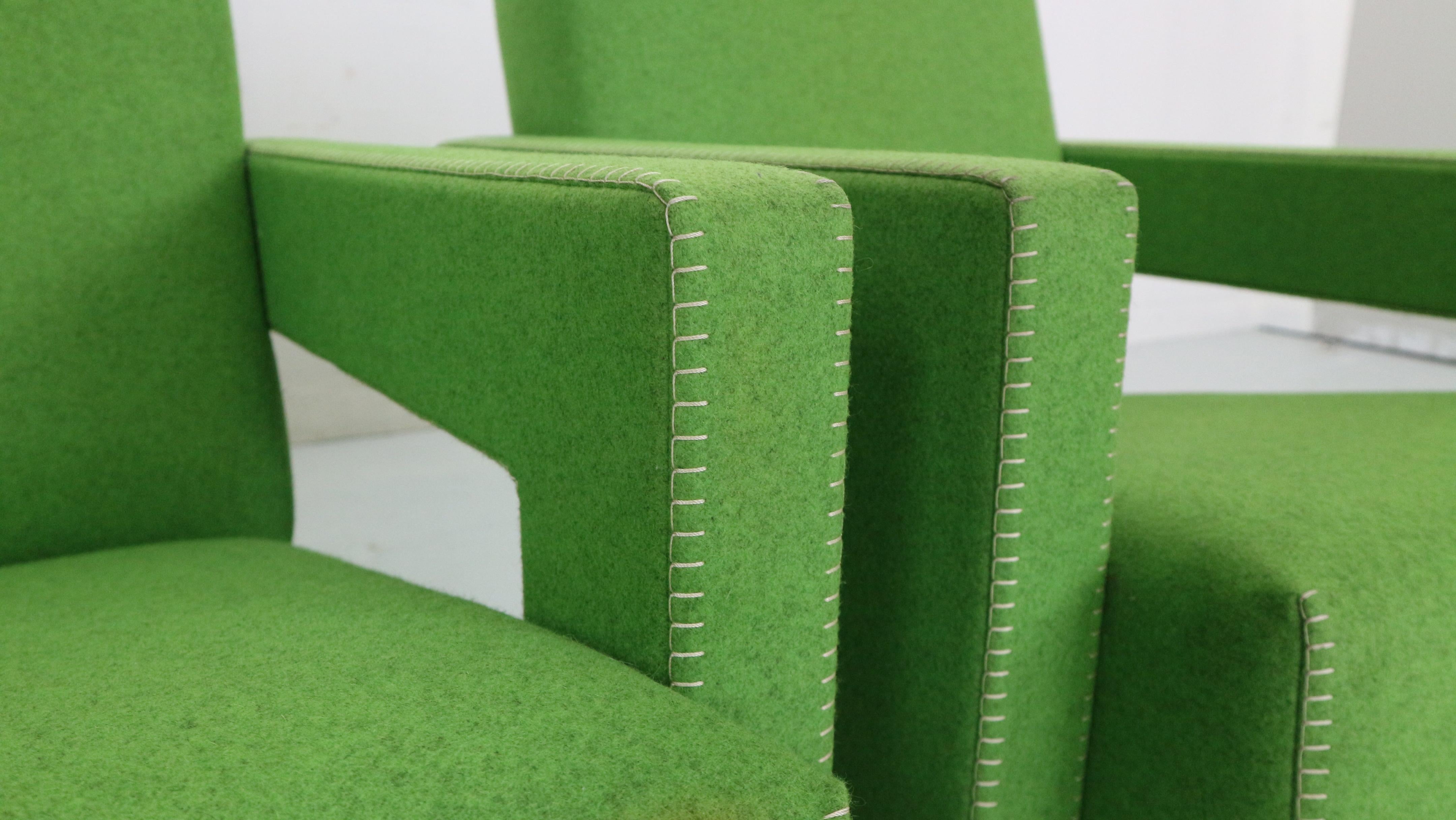 Gerrit Rietveld Set of 2 Green 