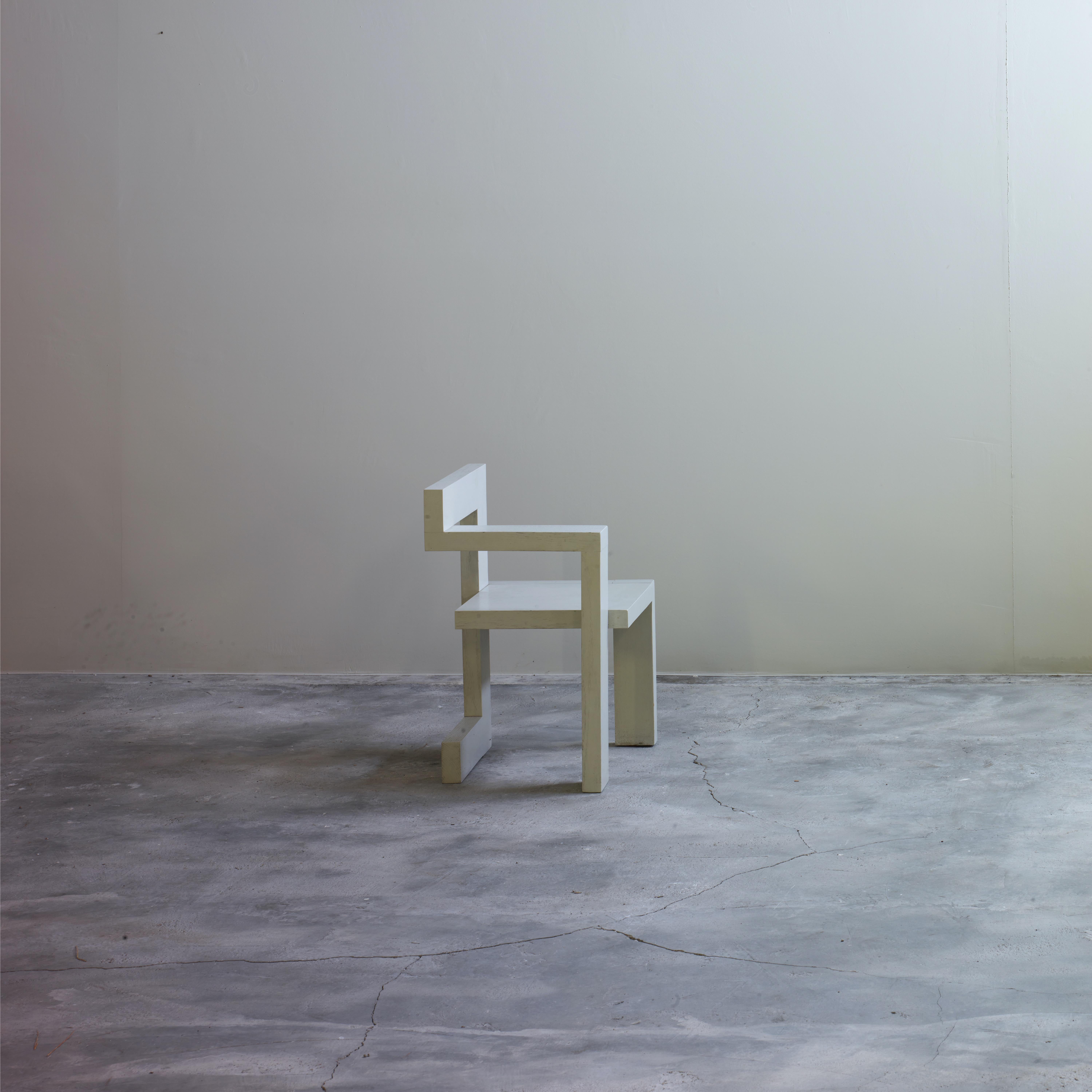 Steltman-Stuhl von Gerrit Rietveld, authentisch  (Gemalt) im Angebot